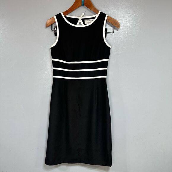 Papell Boutique Dresses & Skirts - Papell Boutique Black Dress with White Accents